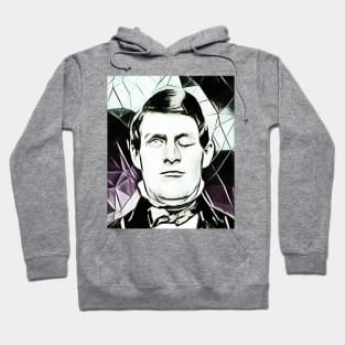 Phineas Gage Black And White Portrait | Phineas Gage Artwork 3 Hoodie